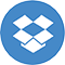 qr kodu için dropbox logo
